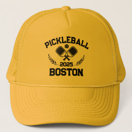 Gorra De Camionero Personalizado de Pickelball Boston 2025