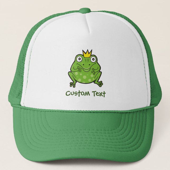 Gorra De Camionero Personalizado de ranas (Anverso)
