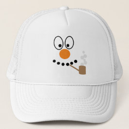 Gorra De Camionero Personalizado de Snowman frente a Navidades divert