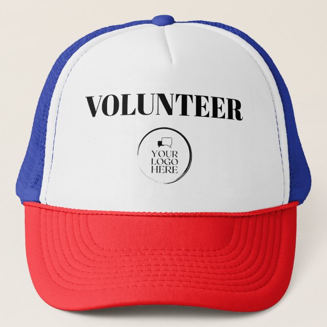 Gorra De Camionero Personalizado De Tapar El Logo De Voluntarios Aquí (Anverso)