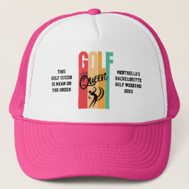 Gorra De Camionero Personalizado del GOLF QUEEN de las mujeres