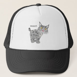 Gorra De Camionero Personalizado del lince del bobcat medio