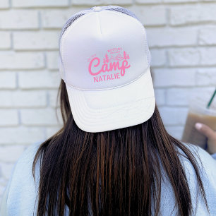 Gorra De Camionero Personalizado del partido Bachelorette de Camp Bac