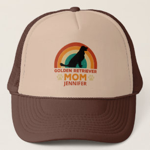 Gorra De Camionero Personalizado el atardecer de la mamá del perro de