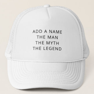 Gorra De Camionero Personalizado El Hombre El Mito La Leyenda