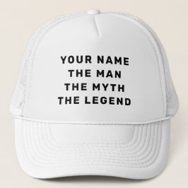 Gorra De Camionero Personalizado El Hombre El Mito La Leyenda