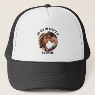 Gorra De Camionero Personalizado, eres mi fuente de felicidad.