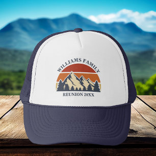 Gorra De Camionero Personalizado Familia Reunión Viaje por carretera 