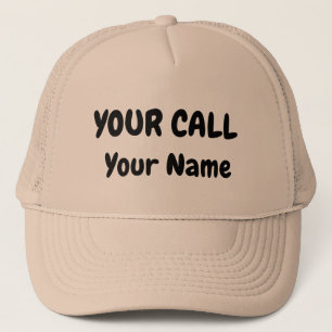 Gorra De Camionero Personalizado Ham Radio Call Rótulo