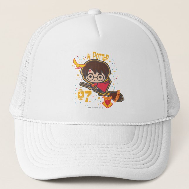 Gorra De Camionero Personalizado Harry Potter Quidditch Seeker (Anverso)