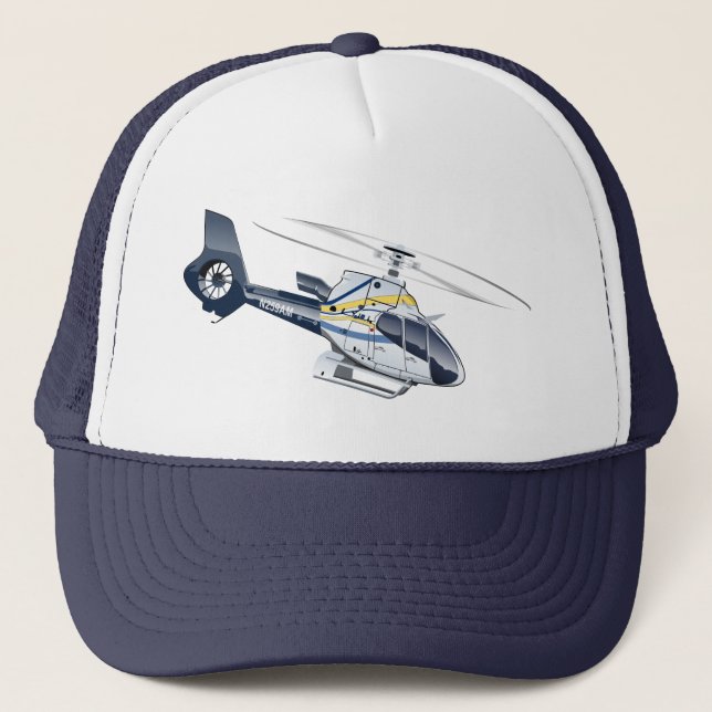 Gorra De Camionero Personalizado Helicopter (Anverso)