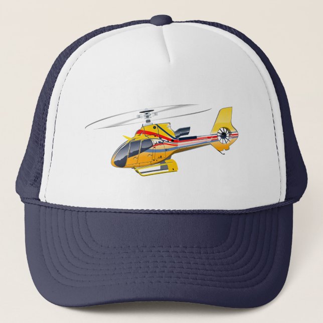 Gorra De Camionero Personalizado Helicopter (Anverso)