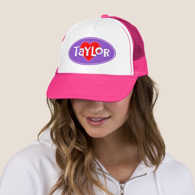 Gorra De Camionero Personalizado I Love TAYLOR (In situ)
