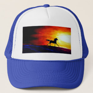 Gorra De Camionero Personalizado Libertad Blanco Y Azul Real Elegante