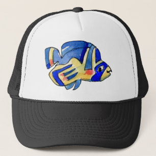 Gorra De Camionero Personalizado Mariposa Azul Fish