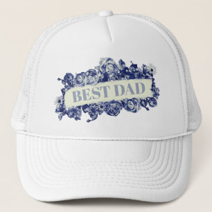 Gorra De Camionero Personalizado Navy Vintage el día del padre te qui
