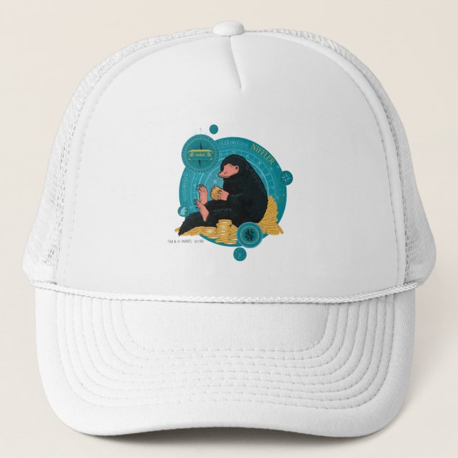 Gorra De Camionero Personalizado NIFFLER™ Con Monedas De Oro (Anverso)