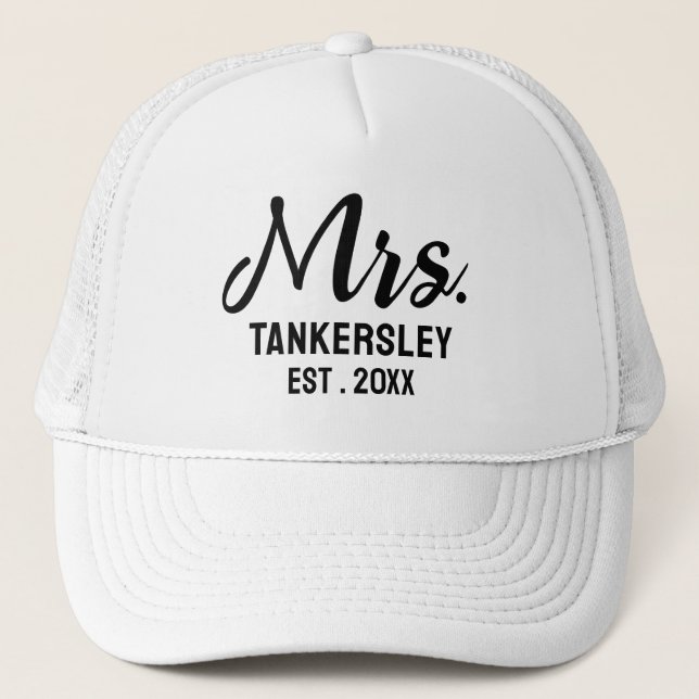 Gorra De Camionero Personalizado Novia Verano Novia Regalo Bacheloret (Anverso)