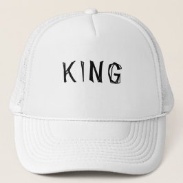 Gorra De Camionero Personalizado personalizado King Nombre de texto C