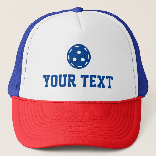 Gorra De Camionero Personalizado Pickleball (Anverso)