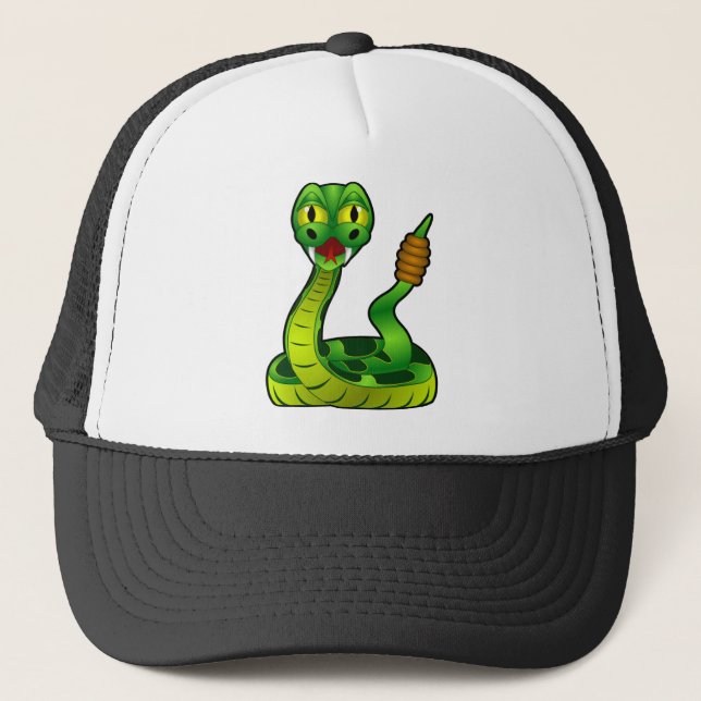 Gorra De Camionero personalizado rattlesnake (Anverso)