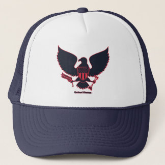 Gorra De Camionero Personalizado Remix de Eagle Grande de los Estados