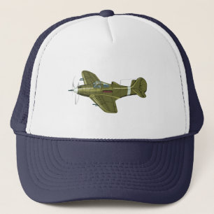 Gorra De Camionero Personalizado retro avión de combate