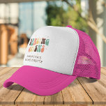 Gorra De Camionero Personalizado Retro Disco Bachelorette Dancing Que<br><div class="desc">Personalizado Bachelorette Party Retro Dancing Queens camionera que se puede personalizar con el nombre de la novia. Diseño retro de fiesta de novias perfecto</div>