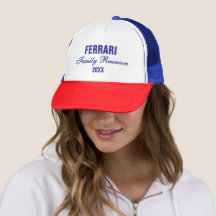 Personalizado Rojo Azul Reunión Familiar Estadouni