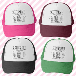 Gorra De Camionero Personalizado Scottsdale Bachelorette Party Social