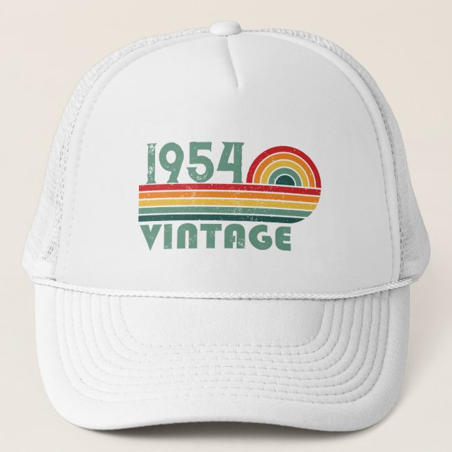 Gorra De Camionero Personalizado setenta años de 70 años (Anverso)