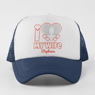 Gorra De Camionero Personalizado Te Amo Mi Esposa – Agregar Nombre y