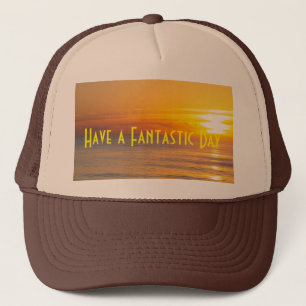 Gorra De Camionero Personalizado Tener un día fantástico Texto imagen