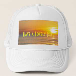 Gorra De Camionero Personalizado Tener un texto de día encantador Col