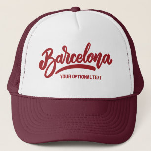 Gorra De Camionero Personalizado Texto Barcelona