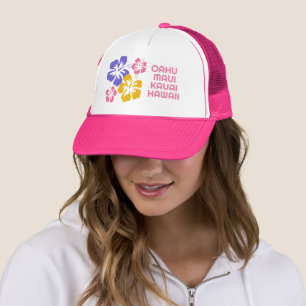 Gorra De Camionero Personalizado Texto Hawái (o su destino)
