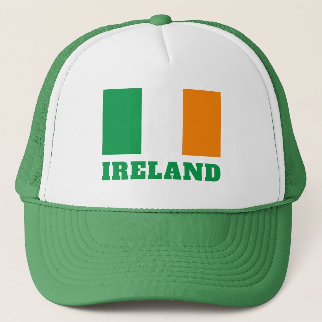 Gorra De Camionero Personalizado Texto Irlanda (Anverso)