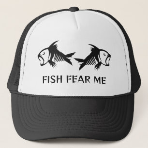 Gorra De Camionero Personalizado Texto Pescado