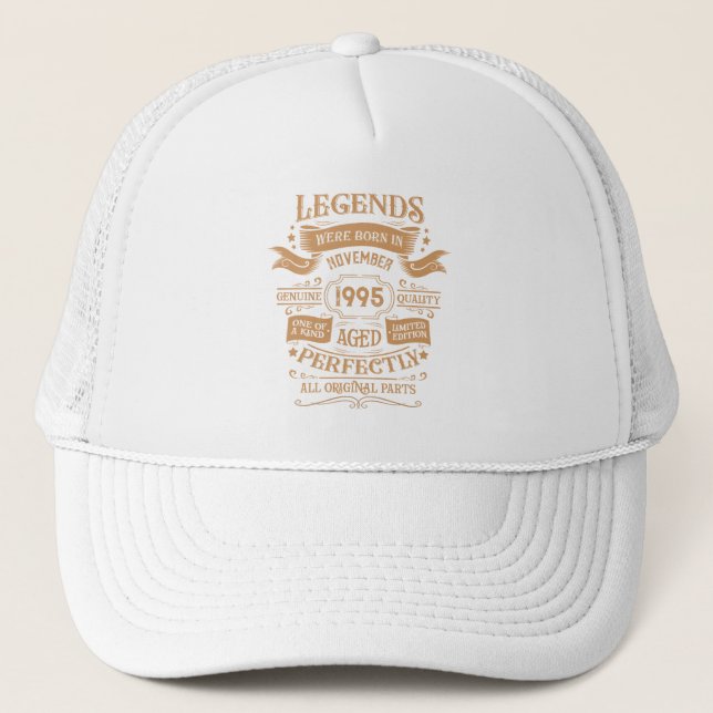 Gorra De Camionero Personalizado Treinta fiesta de 30 años (Anverso)