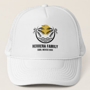 Gorra De Camionero Personalizado Vacaciones familiares en cruceros en