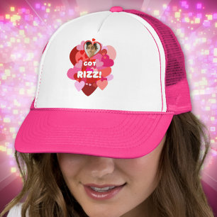 Gorra De Camionero Personalizado Valentine tiene foto de Rizz