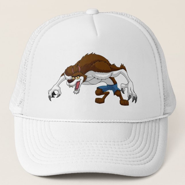 Gorra De Camionero Personalizado werewolf (Anverso)