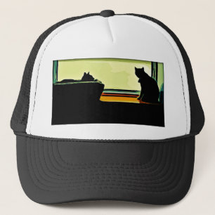 Gorra De Camionero Personalizado Window Kitties