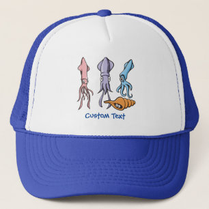Gorra De Camionero Personalizados de calamar