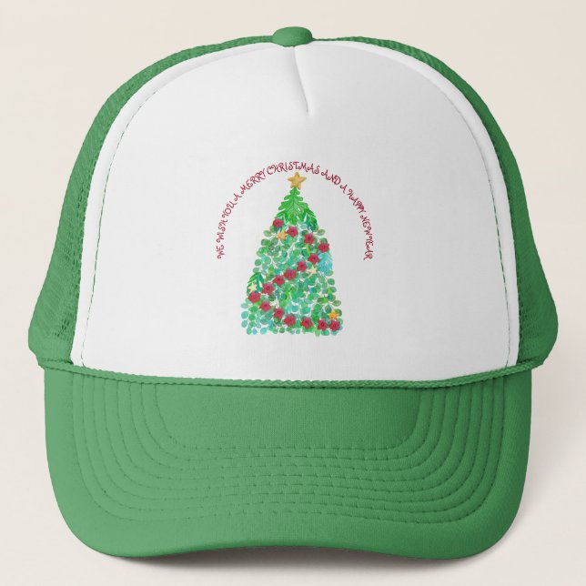 GORRA DE CAMIONERO PERSONALIZADOS LE QUEREMOS UNA NAVIDAD FEROZ (Anverso)