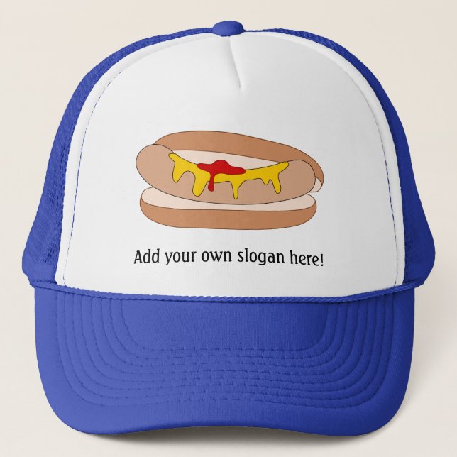 Gorra De Camionero Personalizar de este gráfico de Perro caliente (Anverso)
