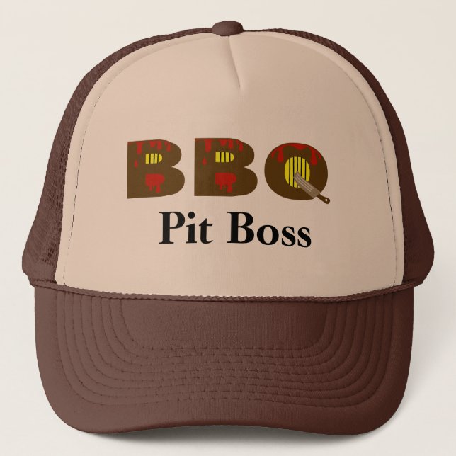 Gorra De Camionero ¿Personalizar del casquillo de Boss de hoyo del (Anverso)