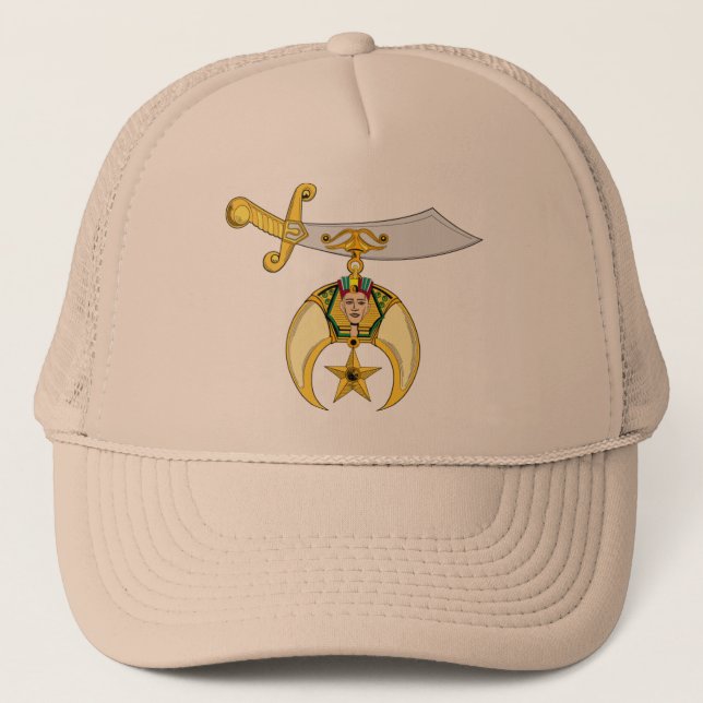 GORRA DE CAMIONERO PERSONALIZAR EL EMBRAGUE DE LOS SHRINERS (Anverso)
