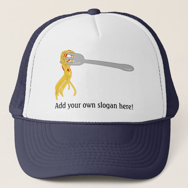 Gorra De Camionero Personalizar esta gráfica de Spaghetti Pasta (Anverso)