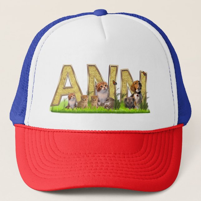 Gorra De Camionero Personalizar nombres (Anverso)
